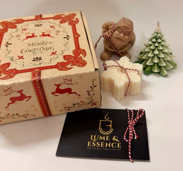 Christmas Candle Hamper – Set of 3