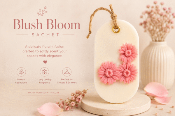 Blush Bloom Wax Sachet