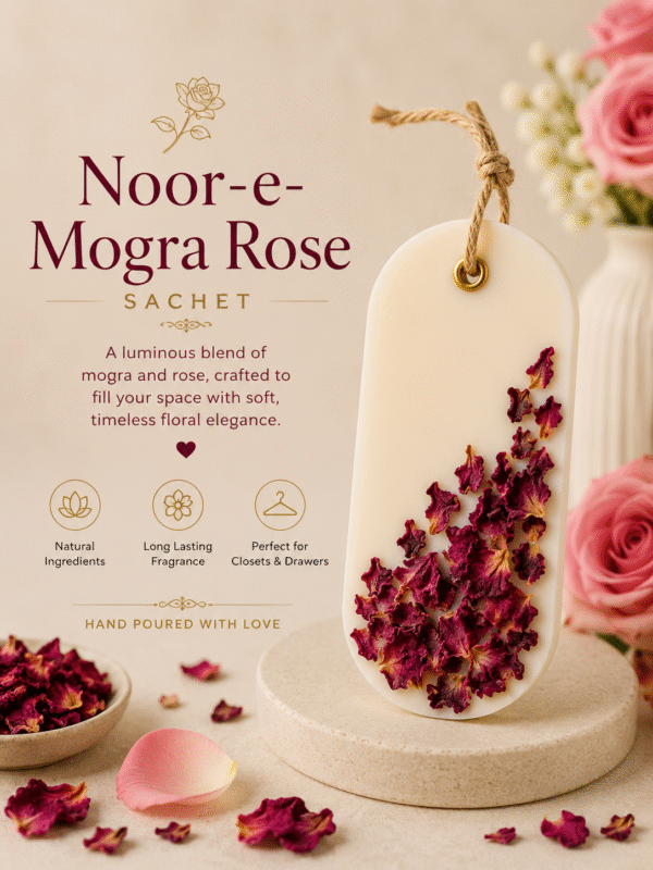 Noor-e-Mogra Rose Wax Sachet